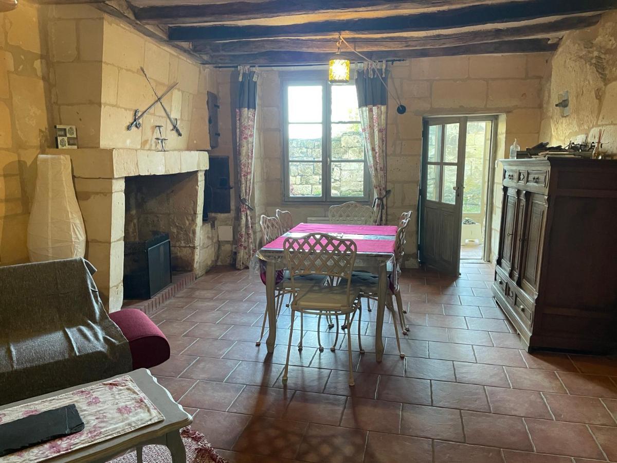 Villa L'Escale Troglo Au Bord De La Loire Souzay-Champigny Esterno foto