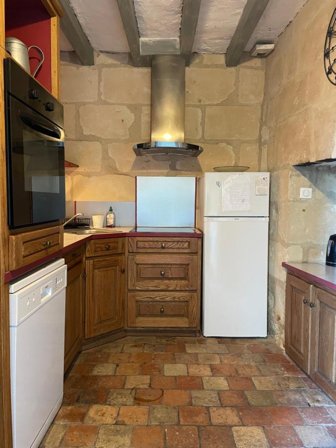 Villa L'Escale Troglo Au Bord De La Loire Souzay-Champigny Esterno foto