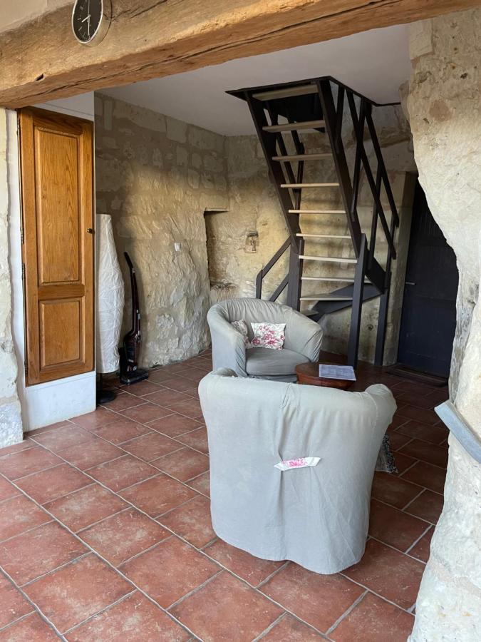 Villa L'Escale Troglo Au Bord De La Loire Souzay-Champigny Esterno foto